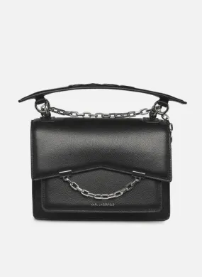      Karl Lagerfeld K/Seven Grainy Shoulder Bag - Zwart   