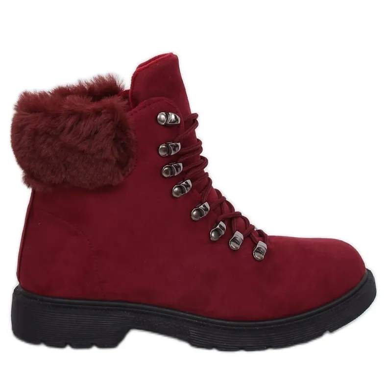 KASTANJEBRUINE DAMESSCHOENEN Y2609 ROOD