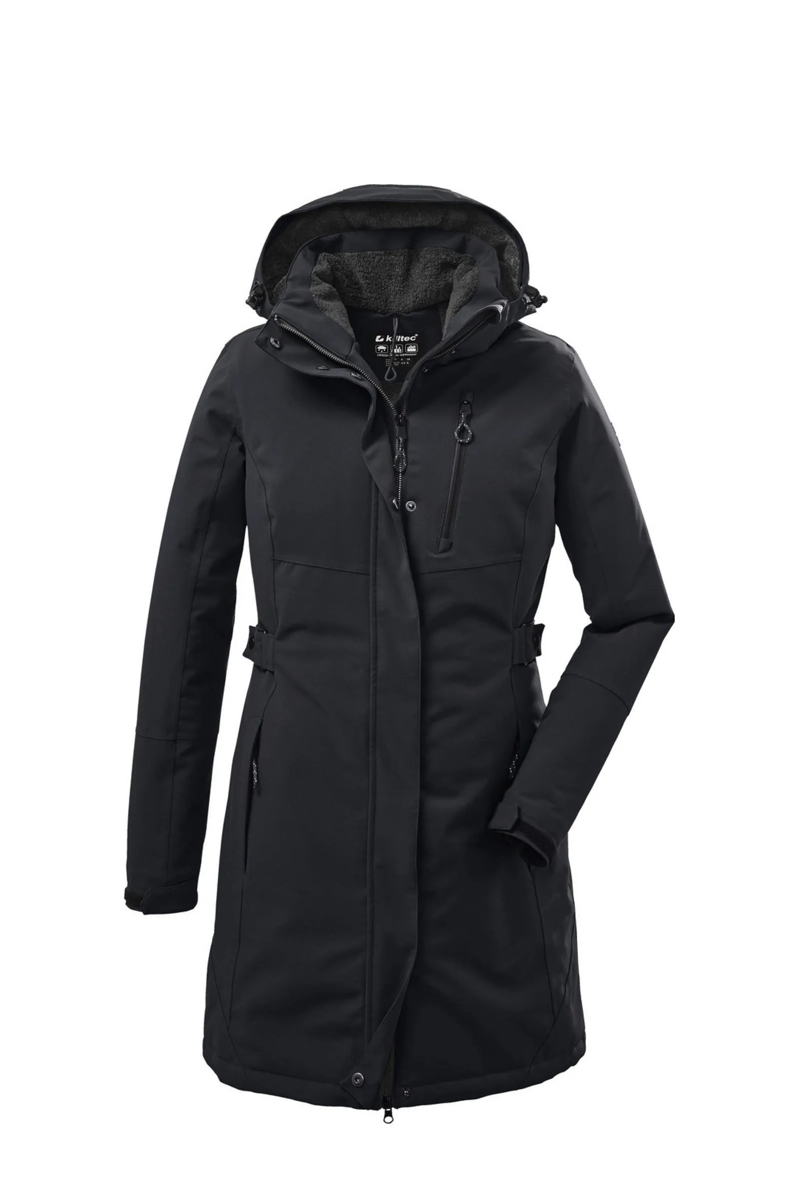 Killtec outdoor parka KOW 165 zwart  