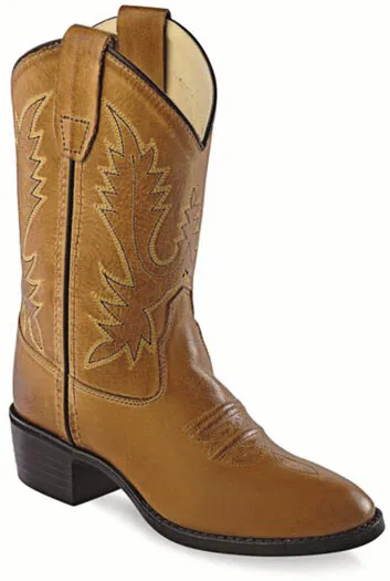 KINDER WESTERN LAARZEN / COWBOY BOOTS ECHT LEDER  TAN CANYON