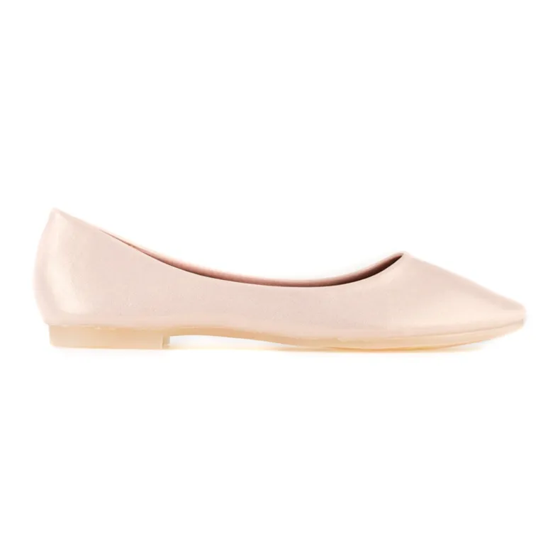 Klassieke beige Shelovet ballerina's voor dames