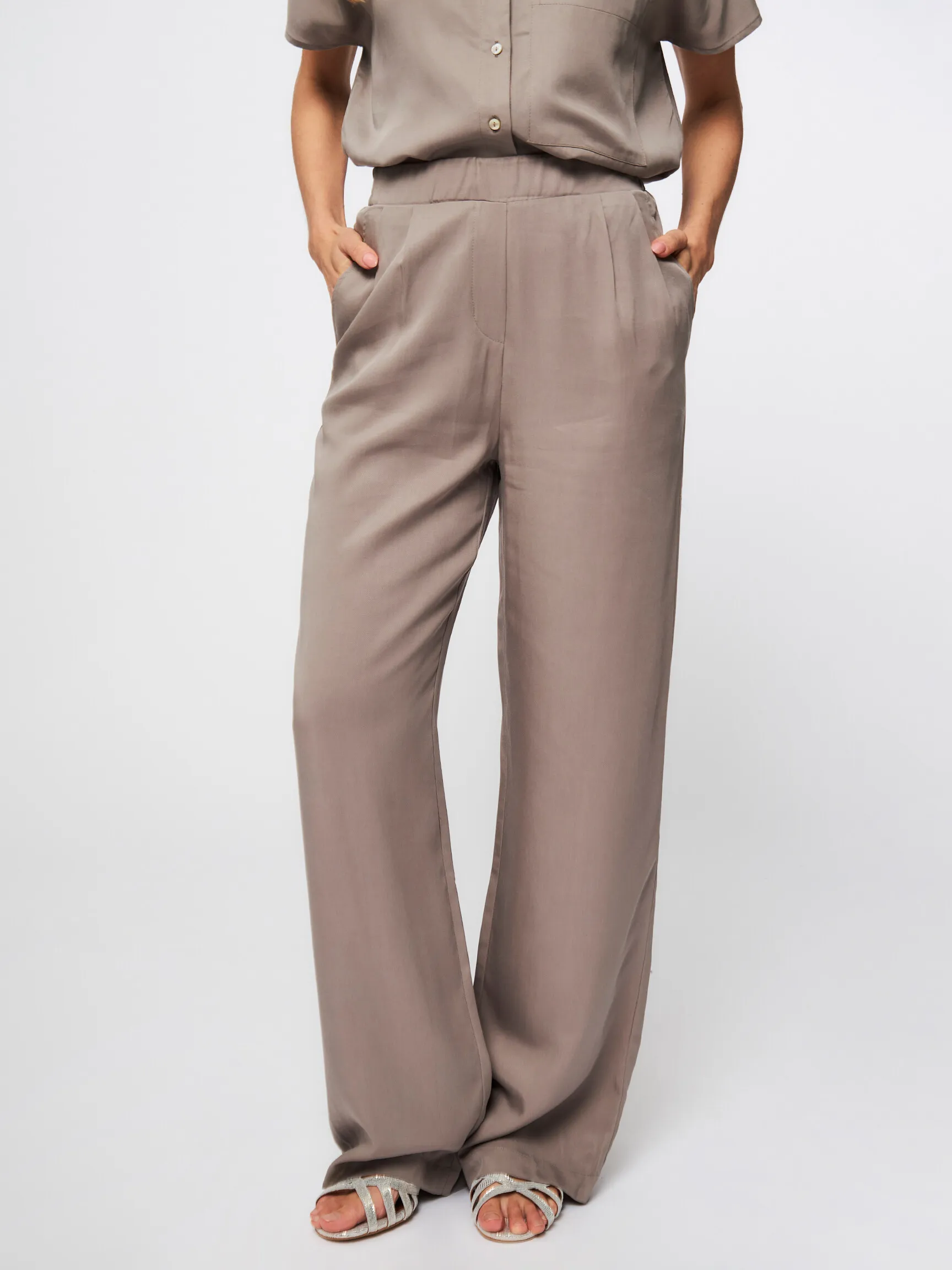 KNITTED WENDY, LYOCELL BROEK