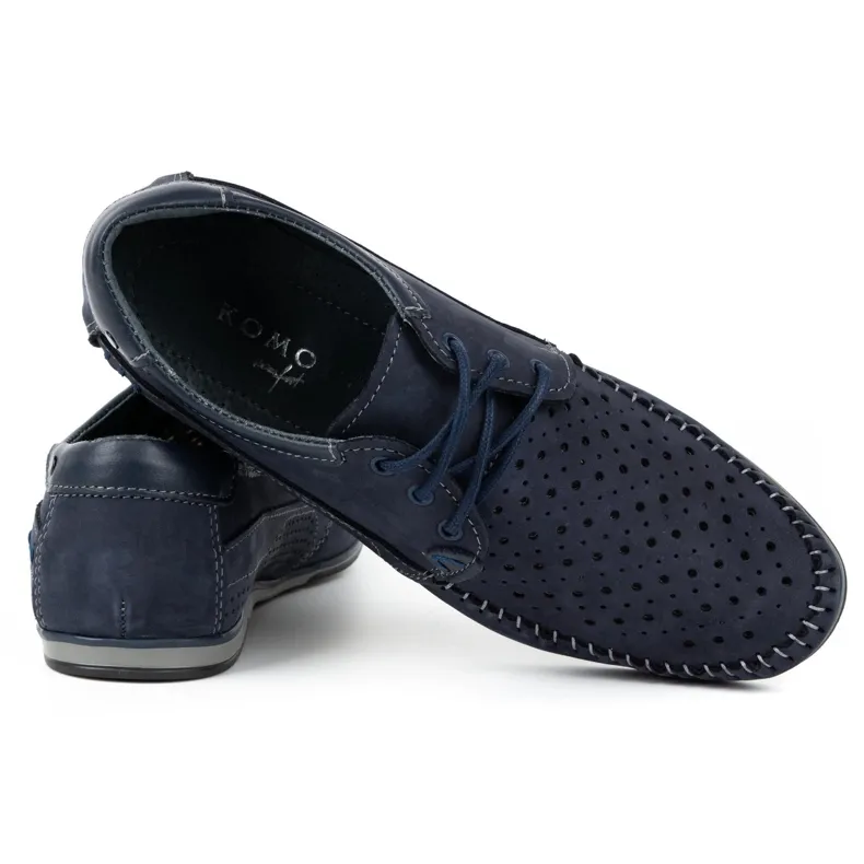 KOMODO Herenschoenen mocassins 875 zomer marineblauw