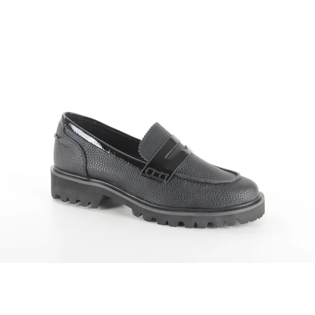 La Strada 2002015 black tumble dames instappers gekleed