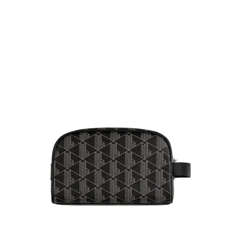 Lacoste The Blend Monogram Vanity Bag Monogram Noir Gris