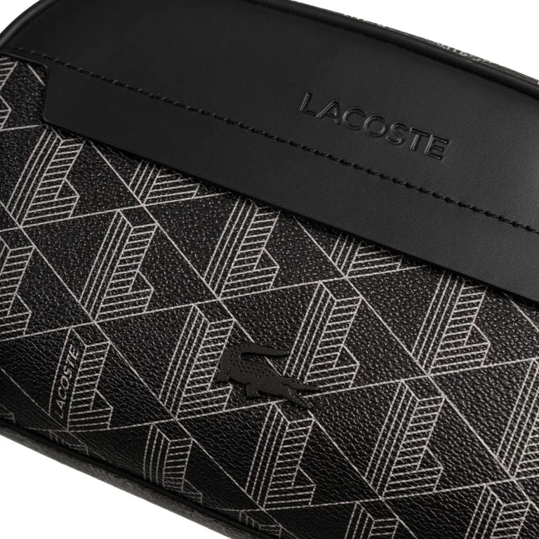 Lacoste The Blend Monogram Vanity Bag Monogram Noir Gris