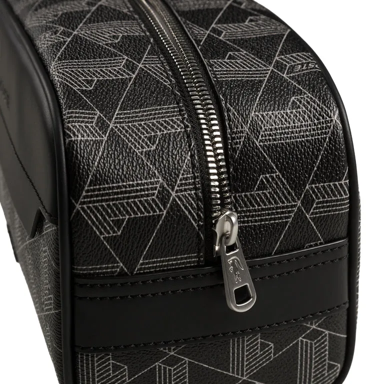 Lacoste The Blend Monogram Vanity Bag Monogram Noir Gris