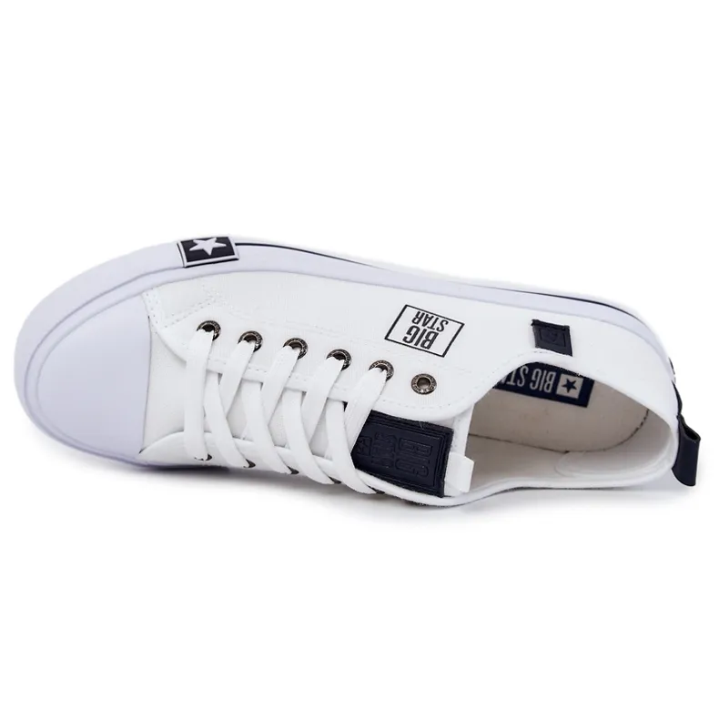 Lage Heren Sneakers Big Star JJ174137 Wit