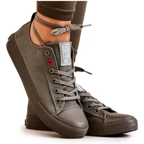Lage Sneakers Big Star JJ274004 Khaki groente