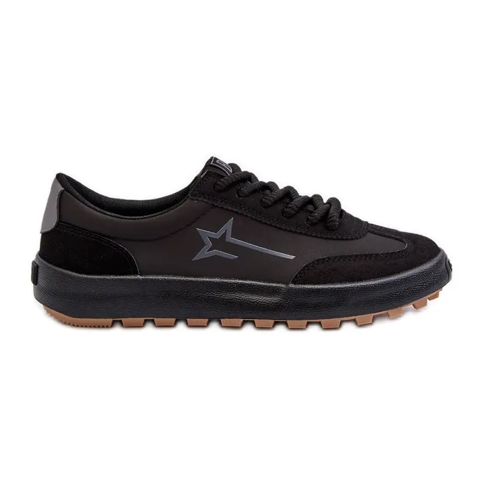 Lage sportschoenen heren Big Star NN174118 Zwart
