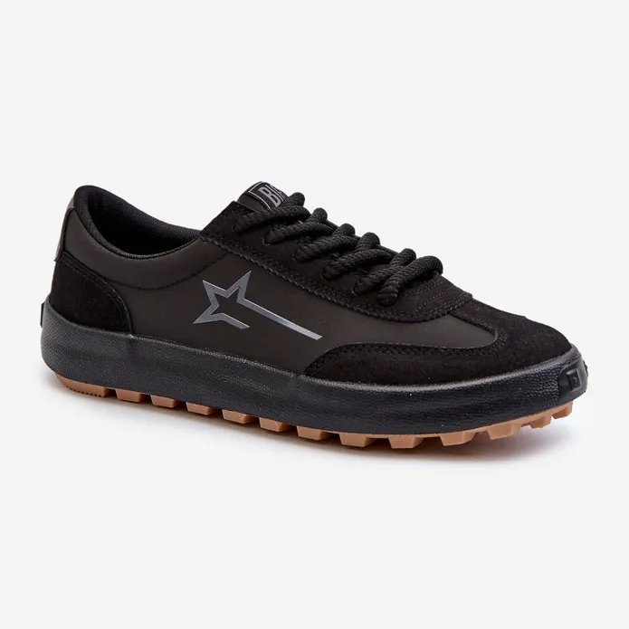Lage sportschoenen heren Big Star NN174118 Zwart