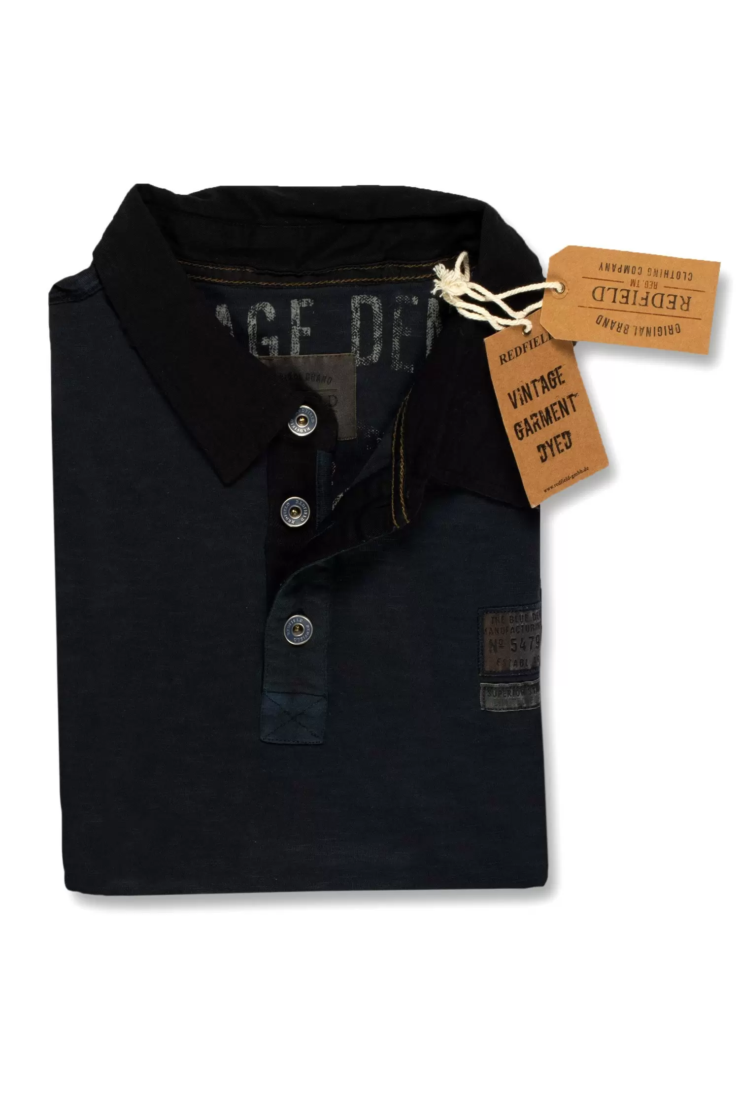 Lange mouw vintage polo van Redfield