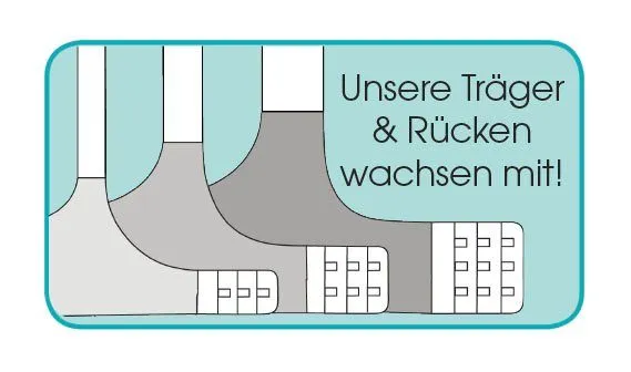 LASCANA TSHIRTBH MET FIJNE KANTEN RANDJES EN GEWATTEERDE SCHOUDERBANDJES, BASIC LINGERIE