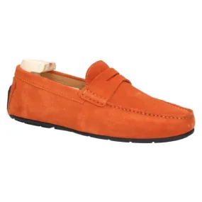 L'Atelier Tropezien Martin Mocassin dark orange suede