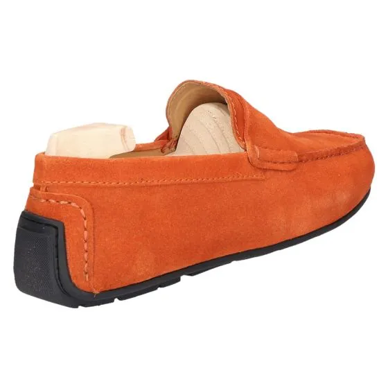 L'Atelier Tropezien Martin Mocassin dark orange suede