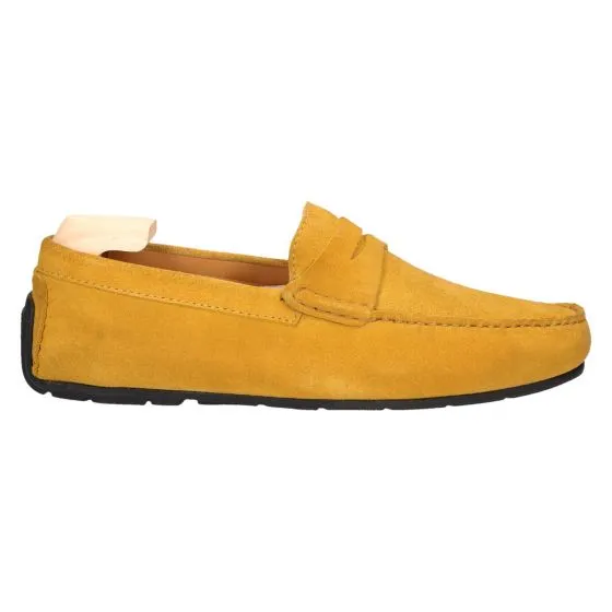 L'Atelier Tropezien Martin Mocassin mustard suede