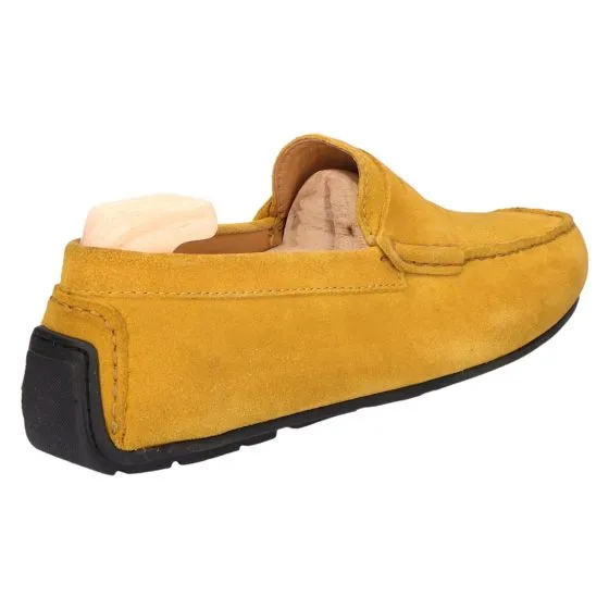 L'Atelier Tropezien Martin Mocassin mustard suede