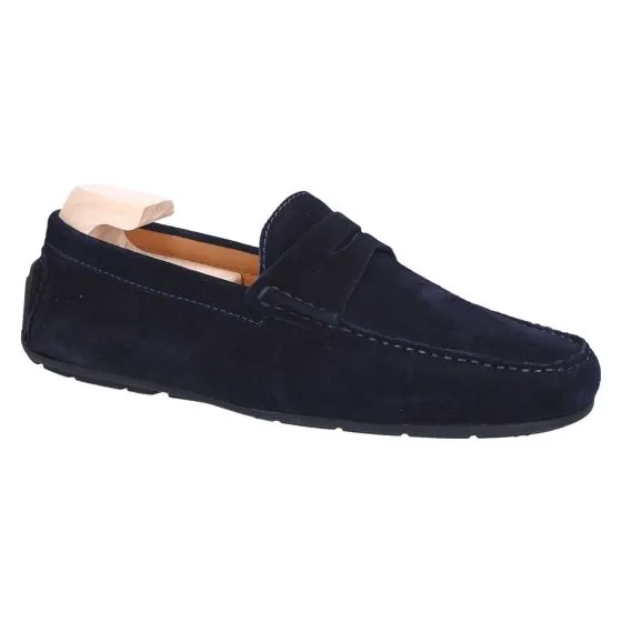 L'Atelier Tropezien Martin Mocassin navy suede