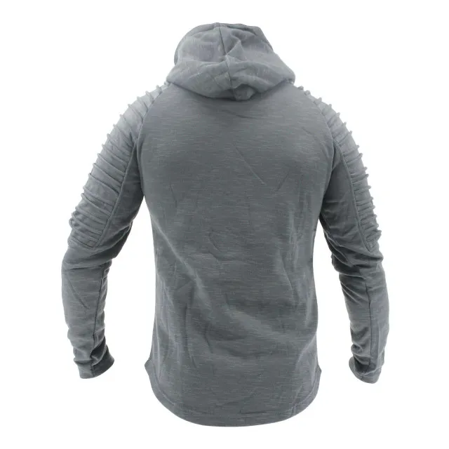 Legend Sports Hoodie rib sleeve grey