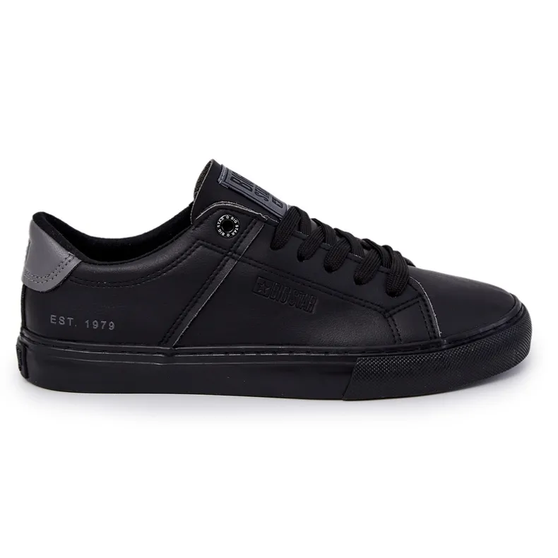 Leren herensneakers Big Star JJ174108 Zwart