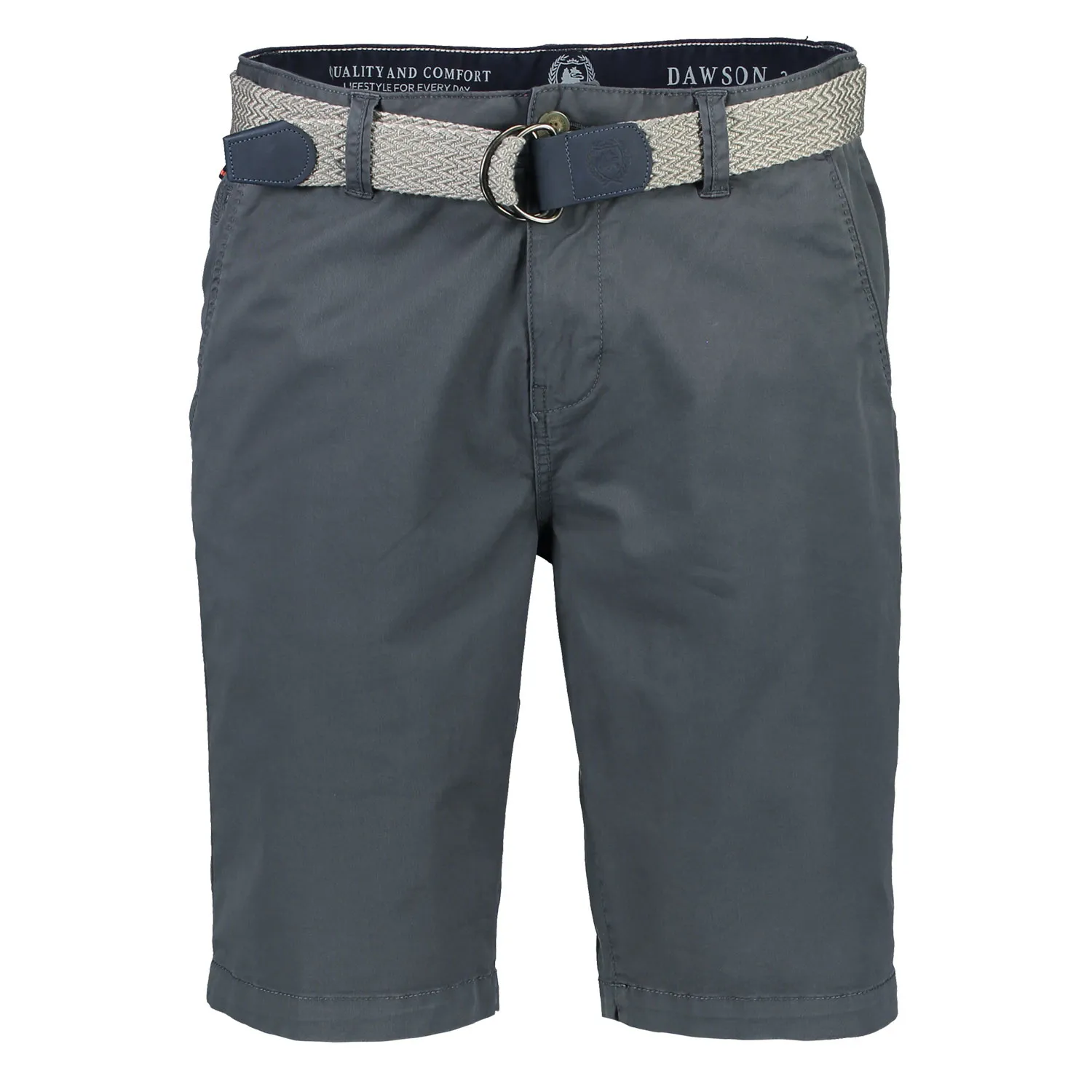 LERROS CHINO KORTE BROEK CEMENT GREY (2239211  272)