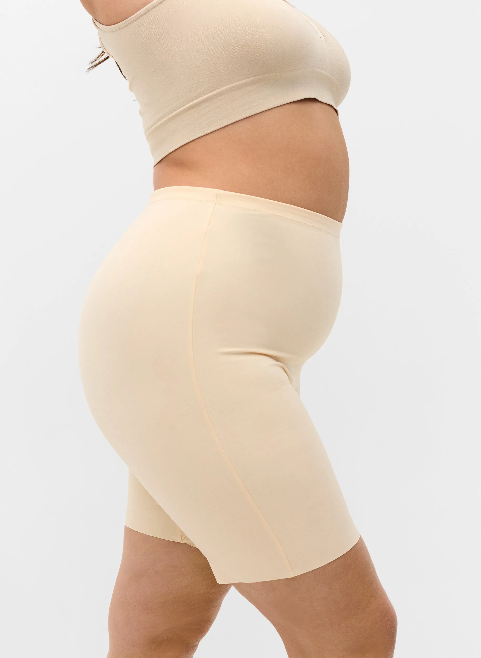 Light shapewear shorts met hoge taille