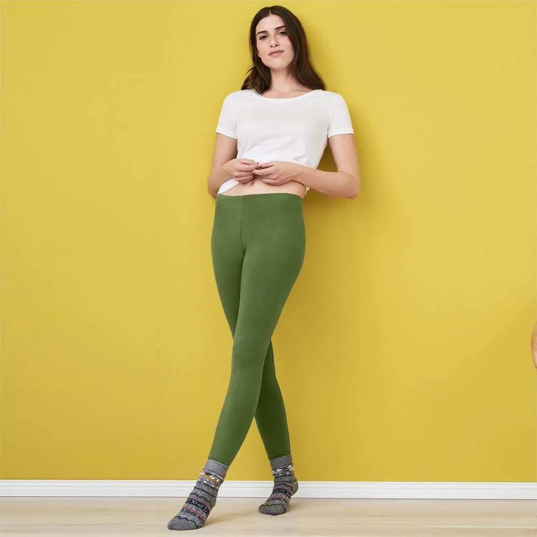  Living Crafts legging biokatoen Hella Cypress