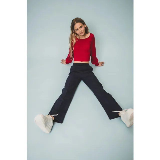 Looxs Revolution Sporty pantalon navy voor meisjes in de kleur