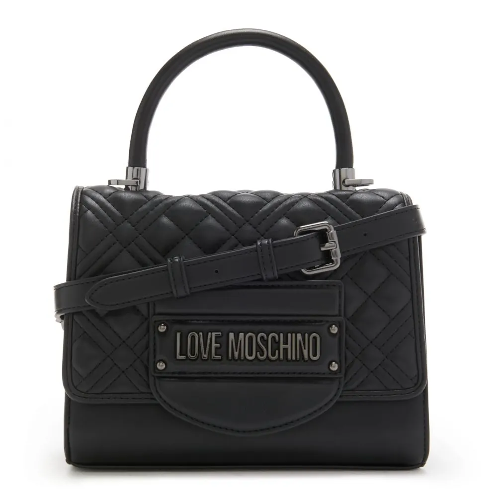 Love Moschino Quilted Bag Black Handbag