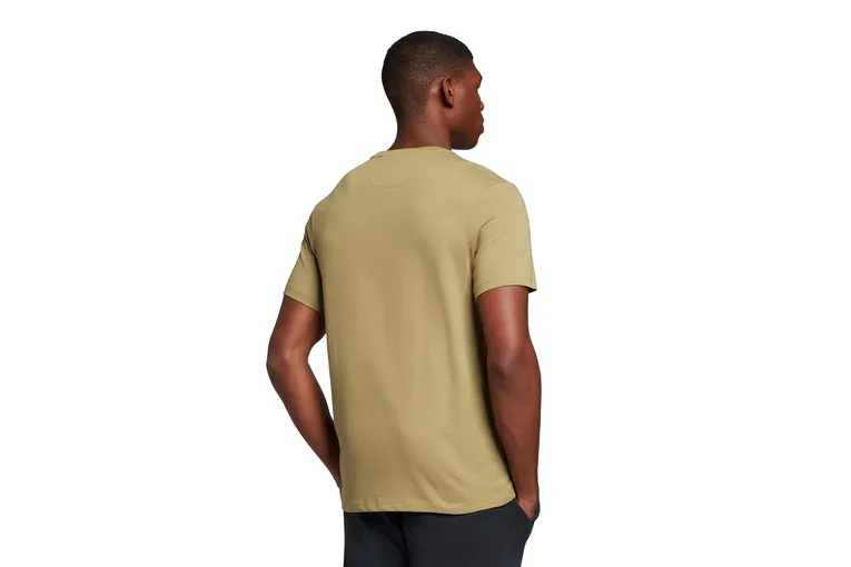 LYLE & SCOTT CONTRAST POCKET TSHIRT SEAWEED / OLIVE HEREN