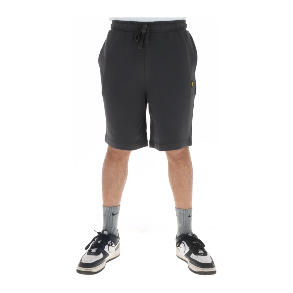 Lyle & Scott Grijze Sweat Shorts Lente Zomer 2024 Gray Heren