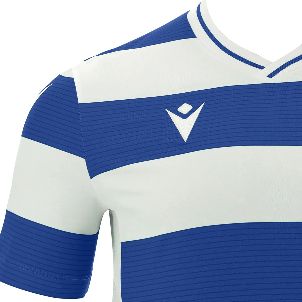 MACRON ALCYON SHIRT KORTE MOUW HEREN  WIT / ROYAL