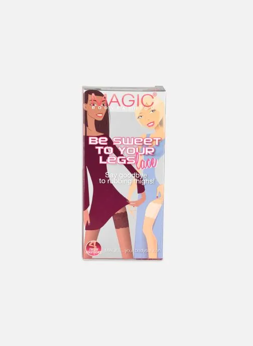      MAGIC BODYFASHION BE SWEET TO YOUR LEGS LACE  ZWART   