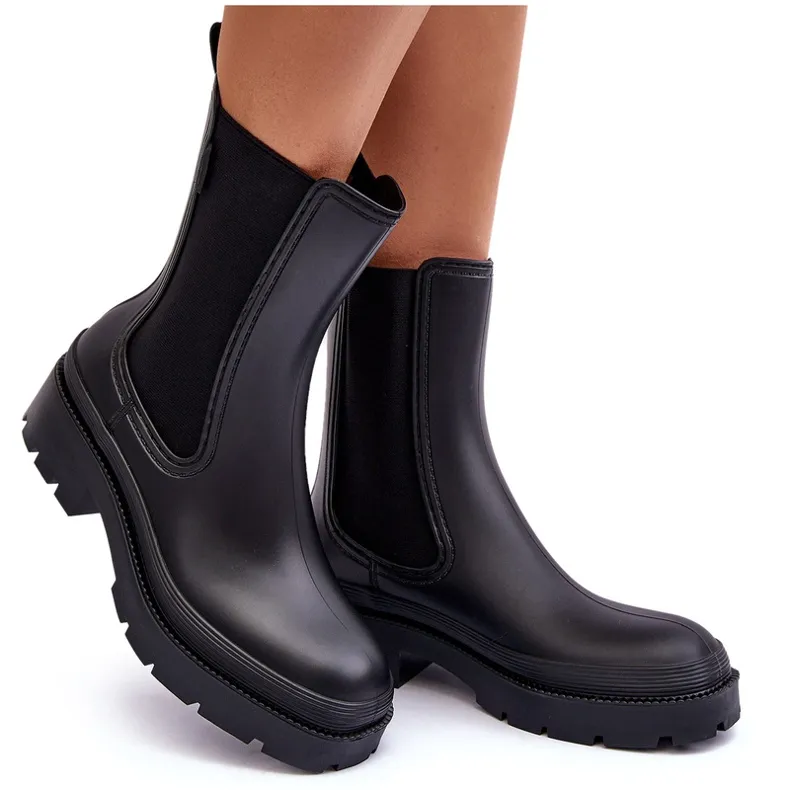 Matte Wellington Laarzen Big Star MM274695 Zwart