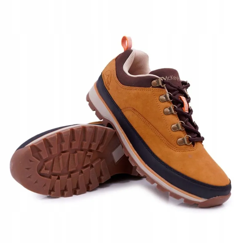 Mckeylor Camel Savian trekkingschoenen voor heren bruin