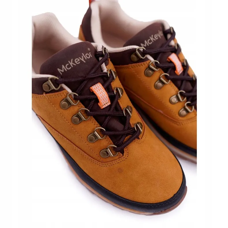 Mckeylor Camel Savian trekkingschoenen voor heren bruin