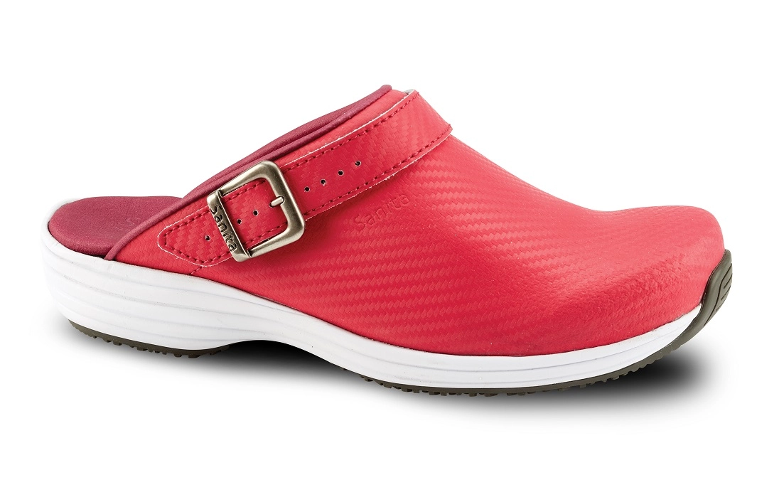 Medische Klompen Sanita Wave Carbon Fuchsia