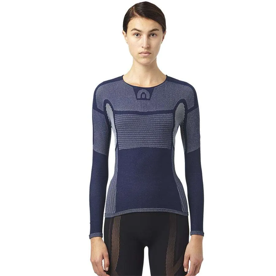 Megmeister  Drynamo Thermoshirt Lange Mouwen Dames Donkerblauw