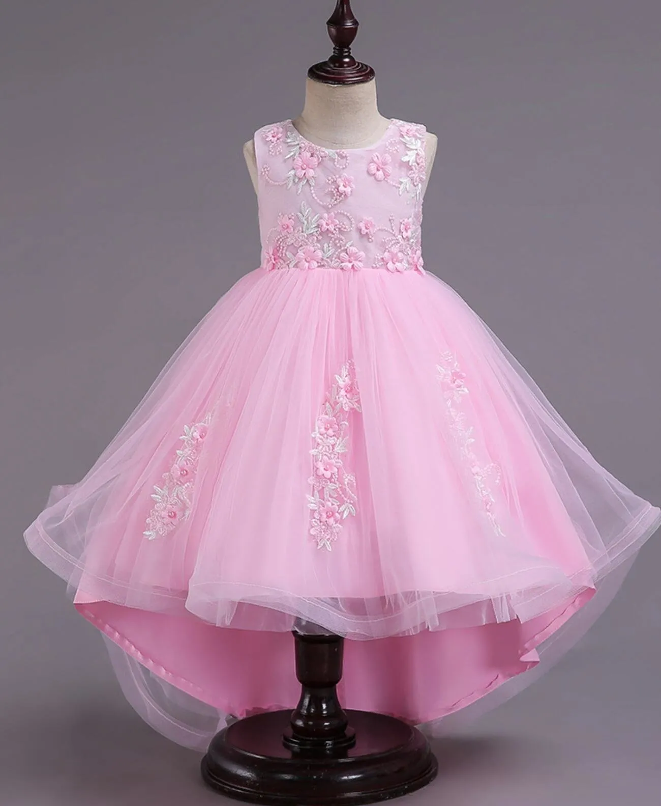 MEISJES FEESTJURK CAMILA  ROZE