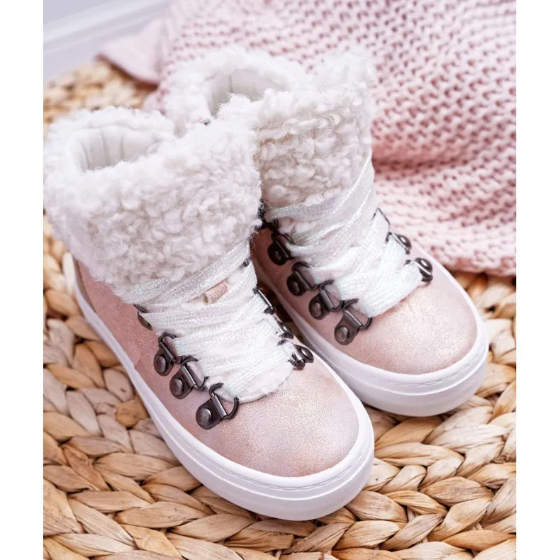 Meisjesschoenen Sneakers Big Star Roze EE374015