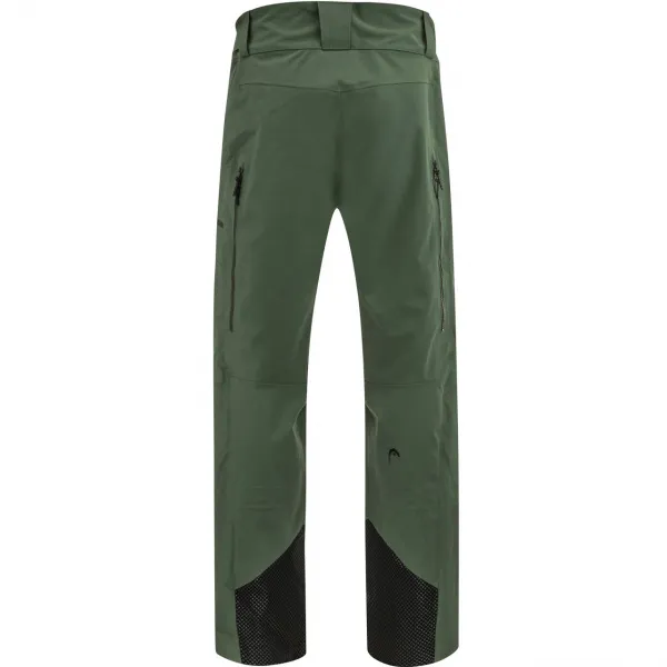 men unpadded shell trousers KORE thyme green