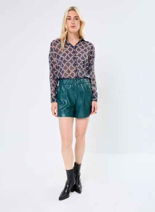      MOLLY BRACKEN LADIES WOVEN SHORTS  GROEN   