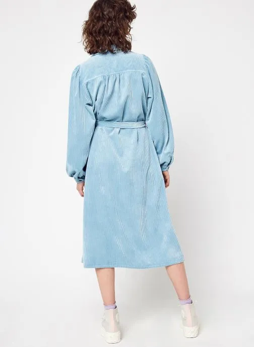      MOSS COPENHAGEN ILIVIA JEPPI SHIRT DRESS  BLAUW   