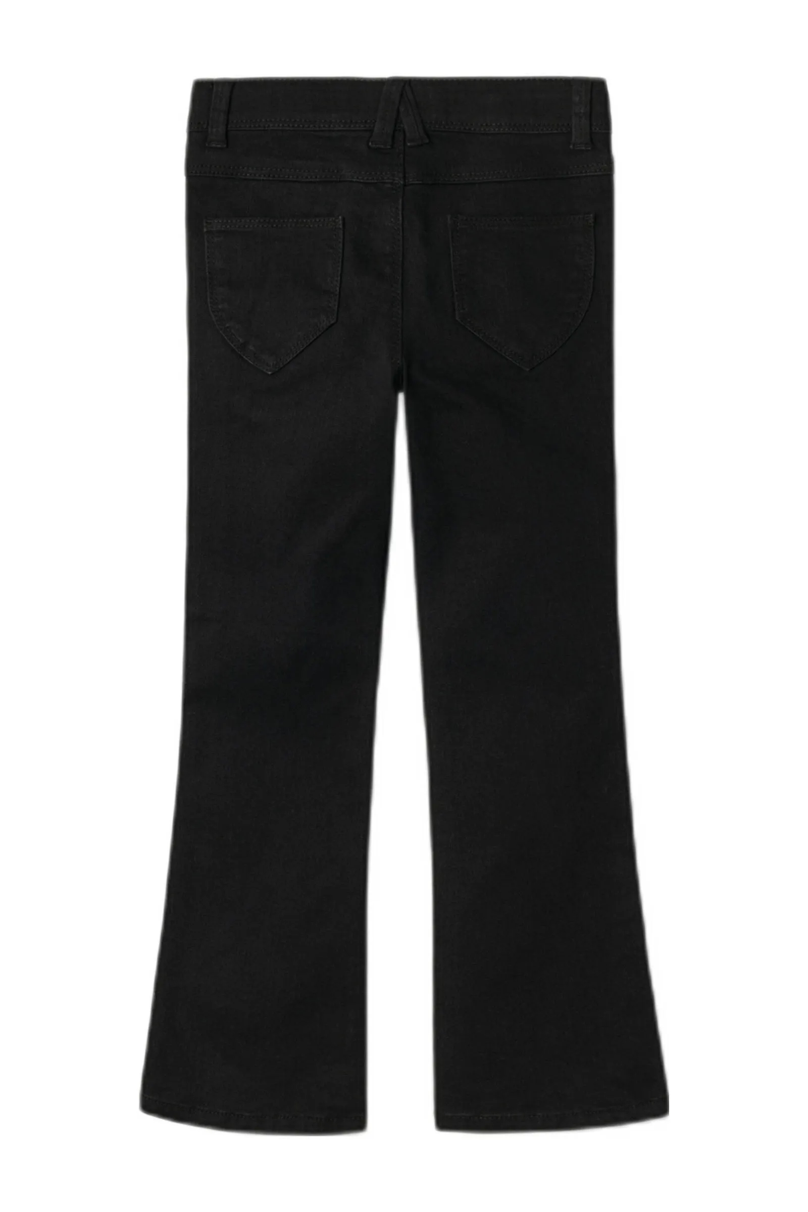 Name it KIDS bootcut fit jeans NKFPOLLY black denim Zwart Meisjes Stretchdenim 104