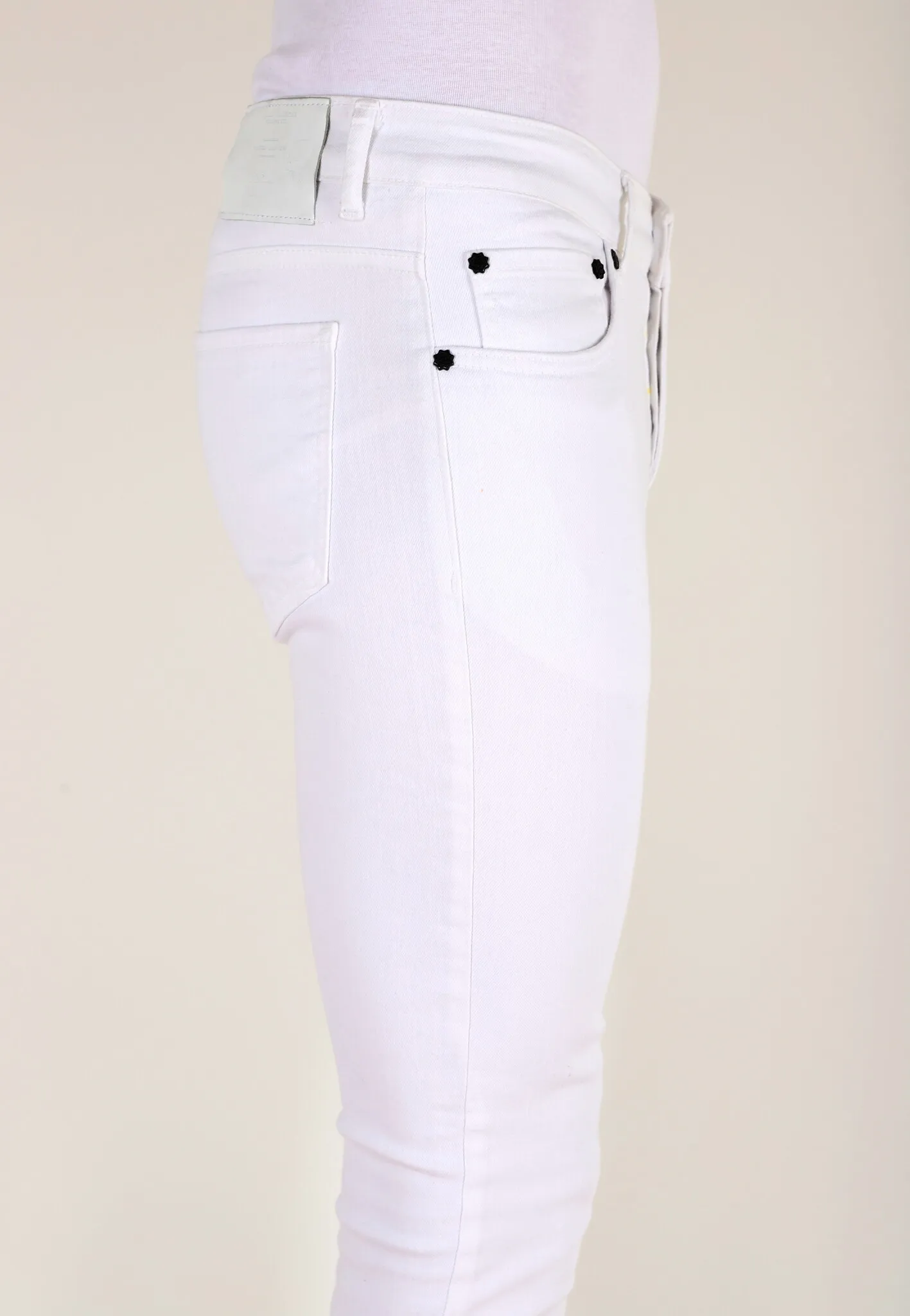 NETTE WITTE HEREN SLIM FIT SPIJKERBROEK MET STRETCH DP106