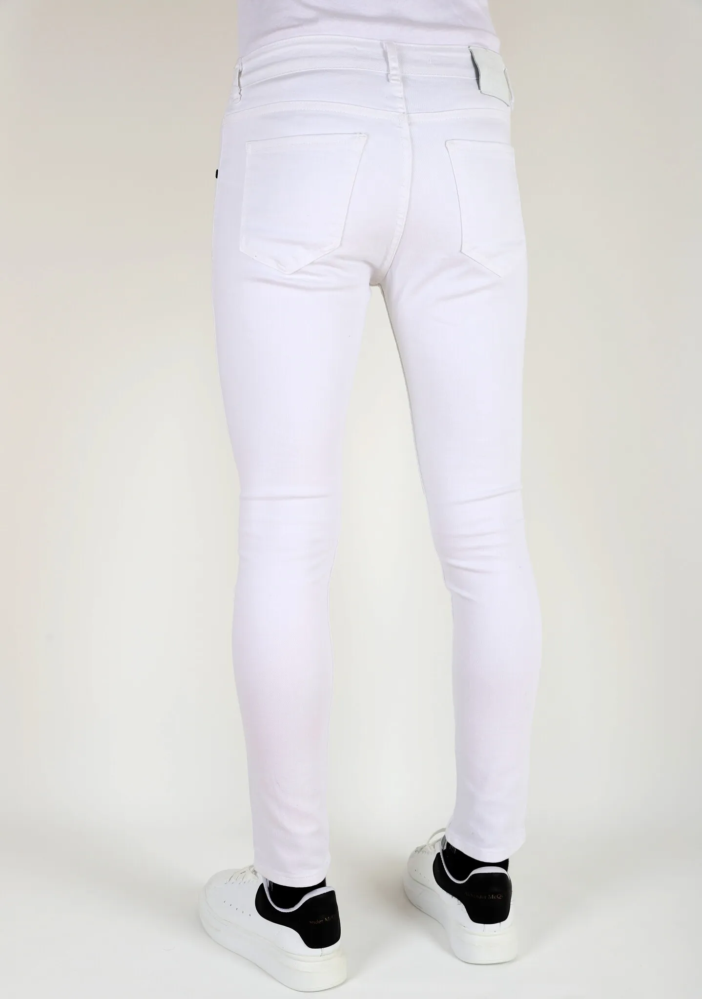 NETTE WITTE HEREN SLIM FIT SPIJKERBROEK MET STRETCH DP106