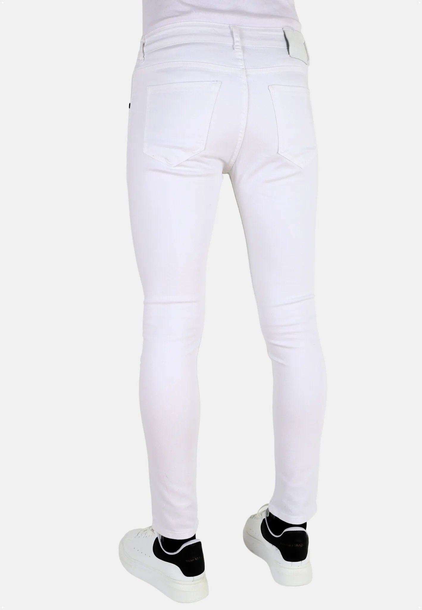 NETTE WITTE HEREN SLIM FIT SPIJKERBROEK MET STRETCH DP106