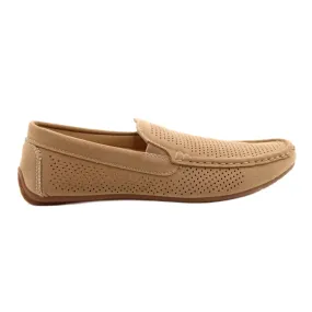 NEWS Beige mocassinschoenen voor heren 22MN26-4873