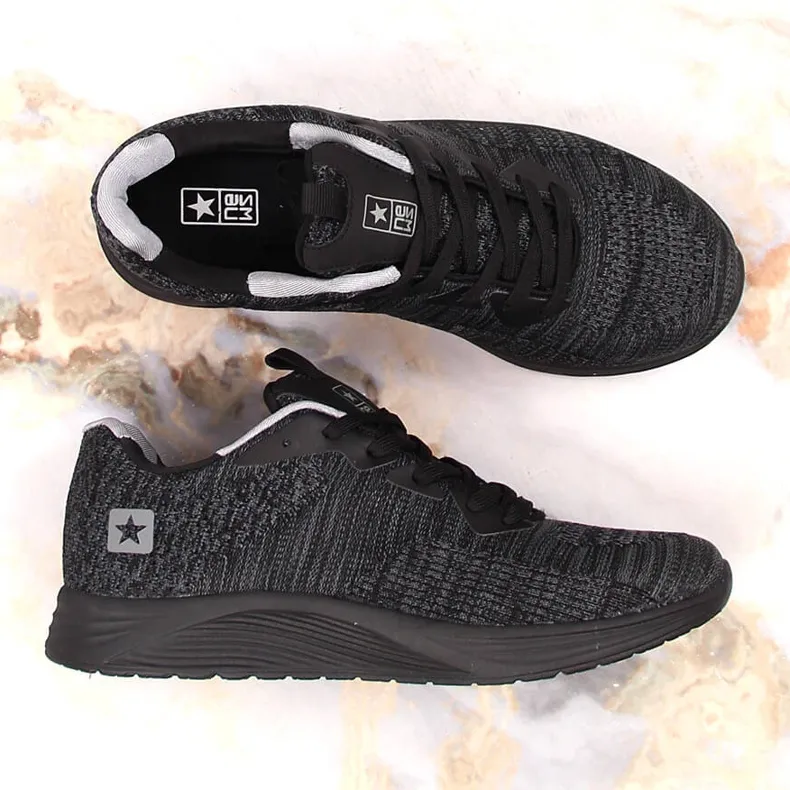 News Comfortabele zwarte hardloopschoenen NIEUWS
