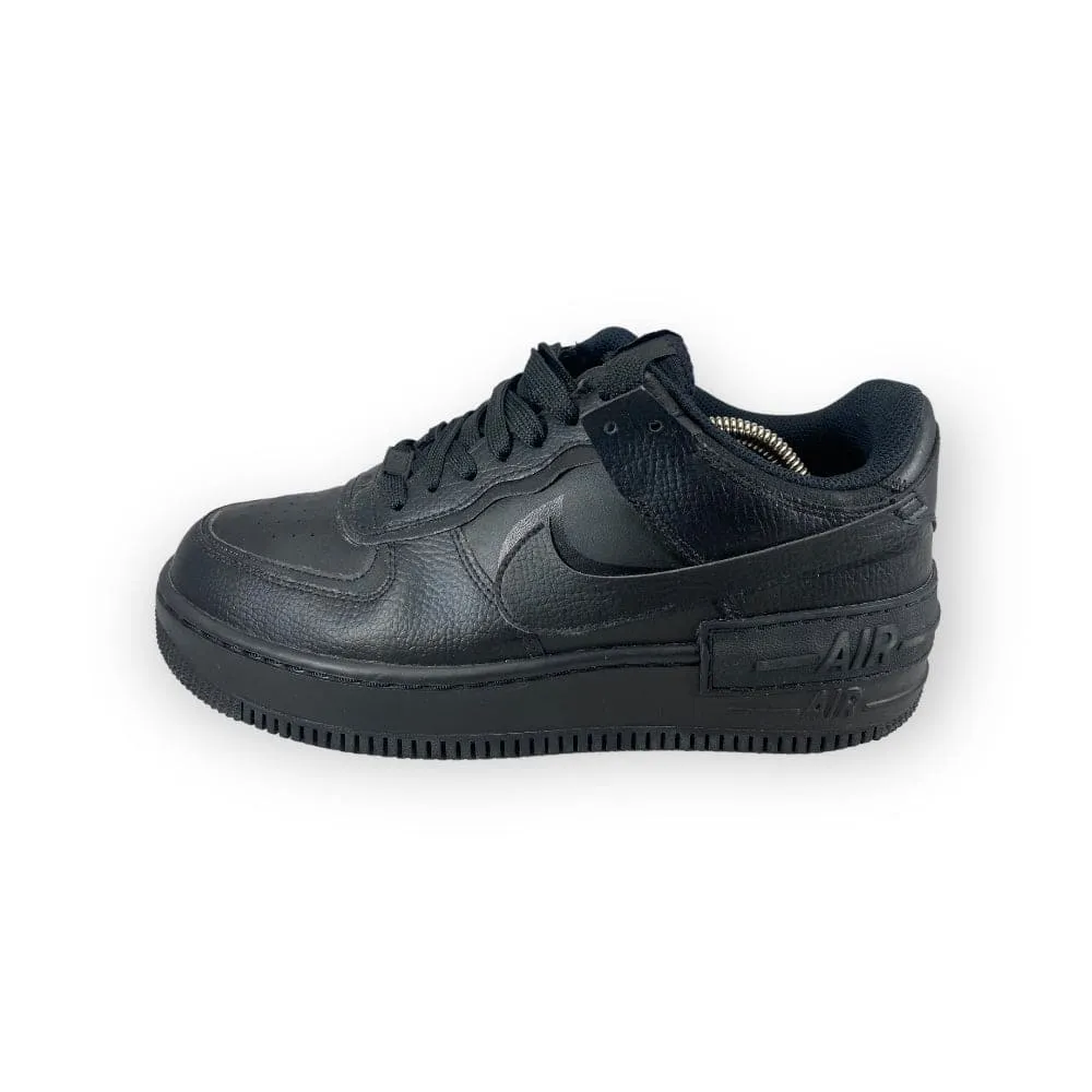 NIKE AIR FORCE 1 SHADOW BLACK 